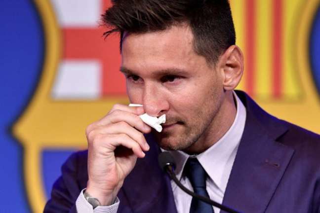 Saída de Messi pode causar prejuízo quase bilionário aos cofres do Barcelona (PAU BARRENA / AFP)
