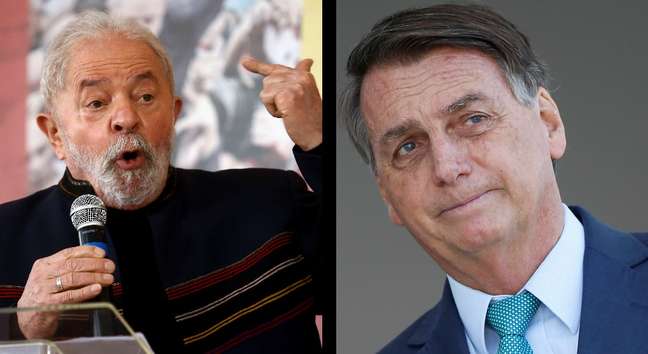 Lula está na frente de Bolsonaro em pesquisa eleitoral