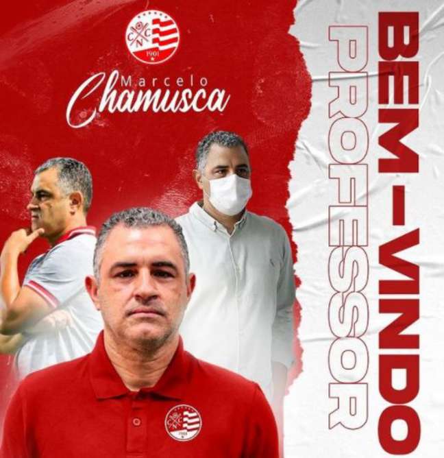 Marcelo Chamusca é o novo técnico do Náutico (Náutico/Divulgação)
