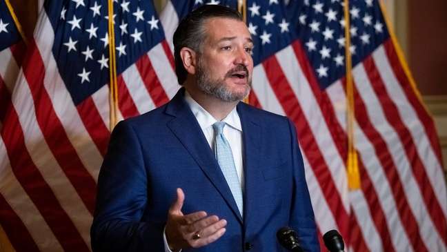 O senador americano Ted Cruz é um dos políticos que se manifestou contra o parque eólico de Sun O senador americano Ted Cruz é um dos políticos que se manifestou contra o parque eólico de Sun