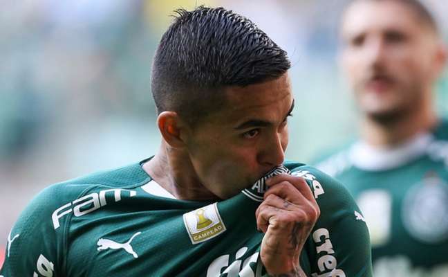 Dudu foi substituído no segundo tempo do empate em 0 a 0 com o Atlético-MG (Foto: Divulgação/Palmeiras) Dudu foi substituído no segundo tempo do empate em 0 a 0 com o Atlético-MG (Foto: Divulgação/Palmeiras)