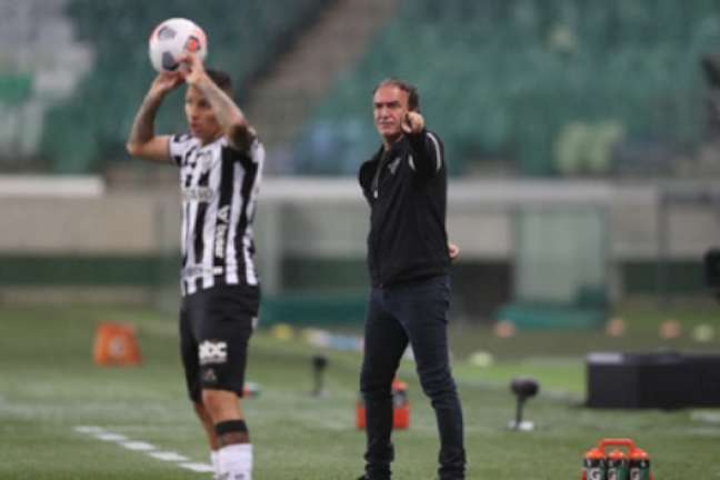 Cuca elogiou o Galo e mesmo com o empate sem gols, achou quefoi o resultado foi bom-(Pedro Souza/Atlético-MG) Cuca elogiou o Galo e mesmo com o empate sem gols, achou quefoi o resultado foi bom-(Pedro Souza/Atlético-MG)