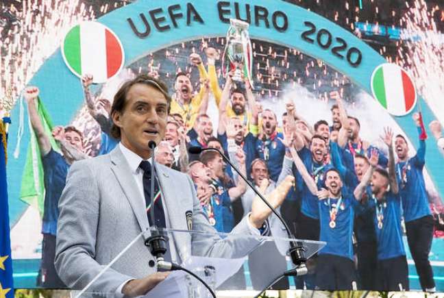 Roberto Mancini comandou a Itália rumo ao título da Eurocopa