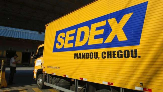 Caminhão do Sedex 