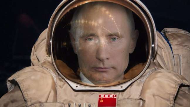 Camarada Putin assumiu o controle das notícias referentes ao programa espacial russo 