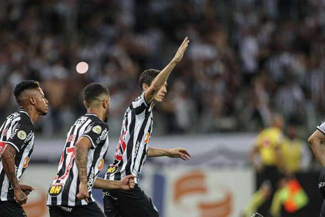 Nacho fez dois gols e deu uma assistência na partida, entrando no segundo tempo (Foto: Divulgação / Atlético-MG) Nacho fez dois gols e deu uma assistência na partida, entrando no segundo tempo (Foto: Divulgação / Atlético-MG)