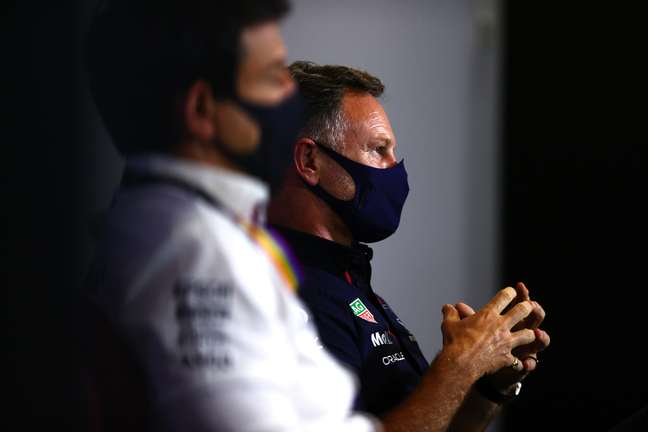 Toto Wolff e Christian Horner: rivais nesta temporada 2021 da F1 Toto Wolff e Christian Horner: rivais nesta temporada 2021 da F1