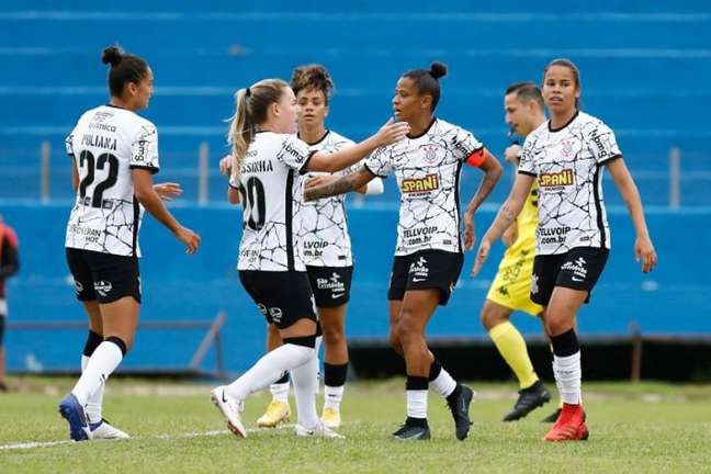 Corinthians vai enfrentar a Ferroviária nas semifinais do Paulistão Feminino (Foto: Rodrigo Gazzanel/Ag. Corinthians) Corinthians vai enfrentar a Ferroviária nas semifinais do Paulistão Feminino (Foto: Rodrigo Gazzanel/Ag. Corinthians)