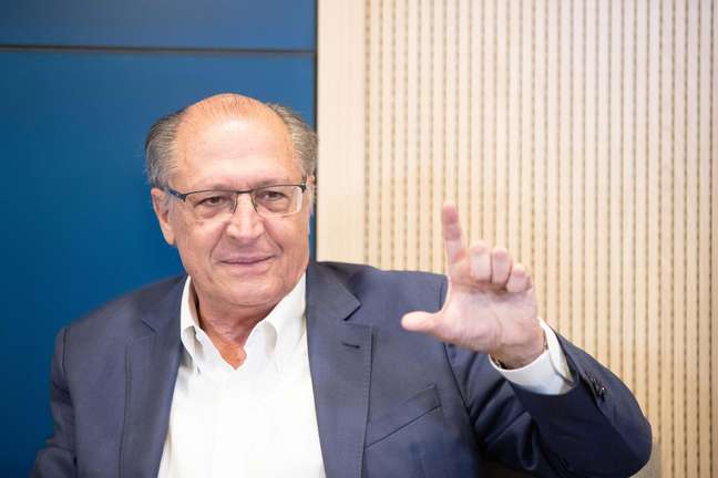 Geraldo Alckmin em evento do SindHosp