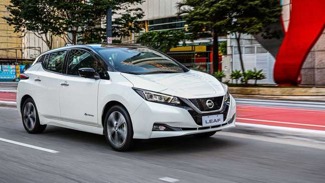 Nissan Leaf é um dos carros elétricos mais vendidos do Brasil