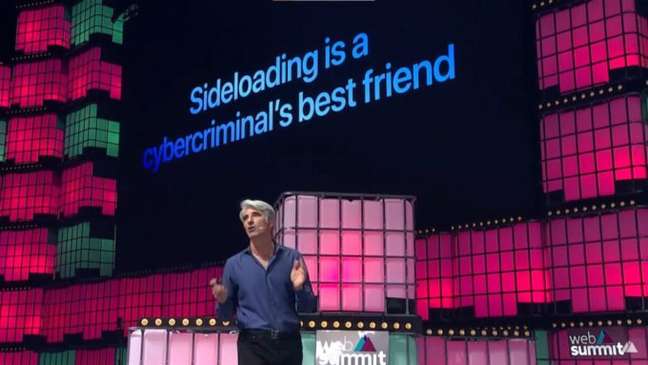 Durante a Web Summit 2021, Craig Federighi deixa claro qual é a visão da Apple sobre sideloading 