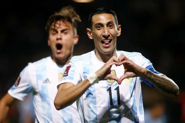 Di María marca e Argentina bate Uruguai pelas Eliminatórias