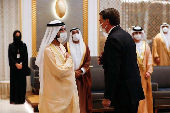 Jair Bolsonaro está em viagem por Dubai