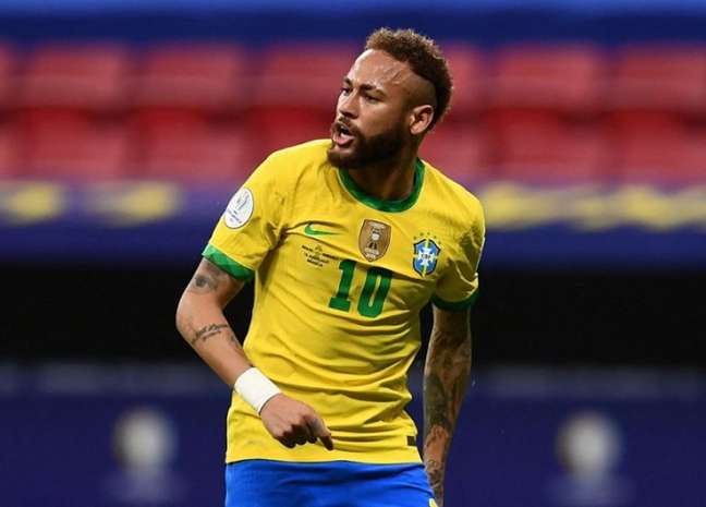 Neymar não enfrenta a Argentina nesta terça-feira (Foto: EVARISTO SA / AFP)