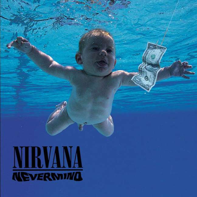 Capa do disco 'Nevermind', lançado pelo Nirvana em 1992