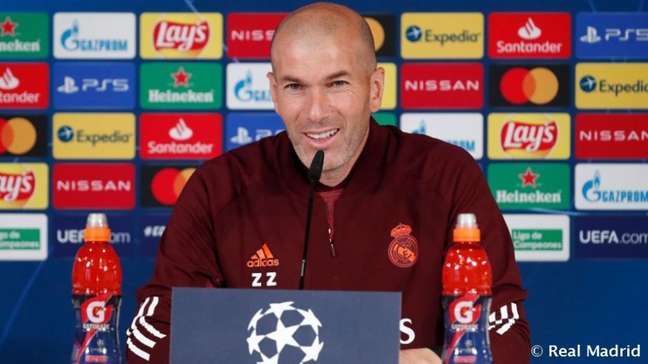 Zidane é alvo do PSG para comandar o elenco recheado de estrelas (Foto: Divulgação / Site oficial do Real Madrid)