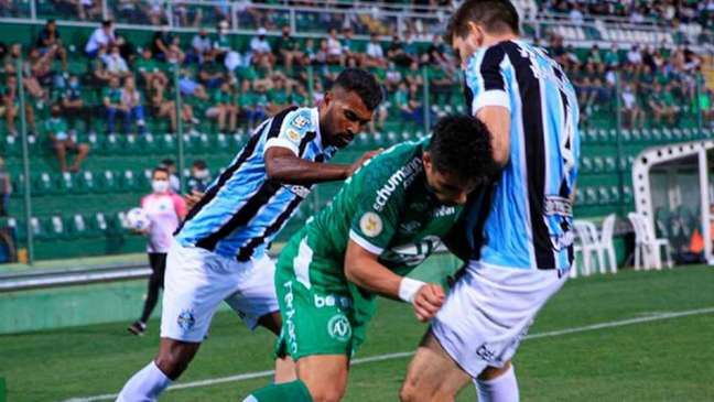 Chapecoense está rebaixada para a Série B (Foto: Divulgação / Chapecoense) Chapecoense está rebaixada para a Série B (Foto: Divulgação / Chapecoense)