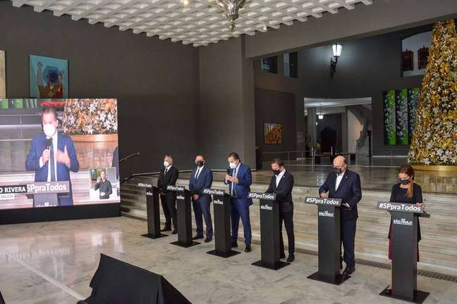 Anúncio da fábrica da Estrella Galicia em Araraquara (SP); evento contou com a presença do governador João Doria e do CEO da companhia, Ignacio Rivera. Anúncio da fábrica da Estrella Galicia em Araraquara (SP); evento contou com a presença do governador João Doria e do CEO da companhia, Ignacio Rivera.