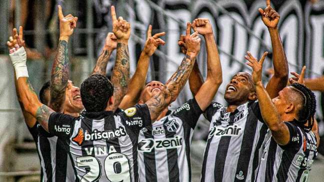 Contra o Corinthians, Vina, do Ceará, marcou o seu oitavo gol no Brasileirão (Foto: Stephan Eilert / Ceará SC) Contra o Corinthians, Vina, do Ceará, marcou o seu oitavo gol no Brasileirão (Foto: Stephan Eilert / Ceará SC)