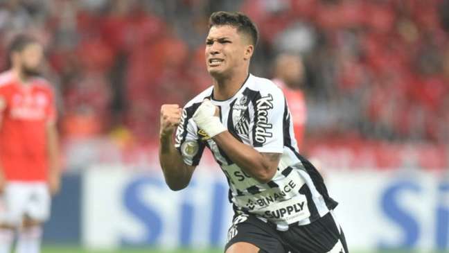 Marcos Leonardo foi o melhor jogador do Santos no Sul (Divulgação / Twitter Santos)