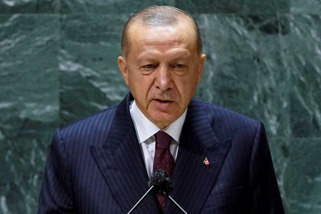 Presidente turco, Tayyip Erdogan
21/09/2021. 
 REUTERS/Eduardo Munoz/Pool