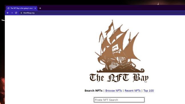 The NFT Bay permite o download de NFTs “pirateados” 