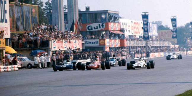 A chegada apertada do GP da Itália de 1971