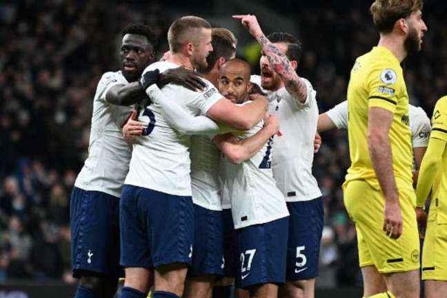 Tottenham venceu o Brentford por 2 a 0 (Foto: DANIEL LEAL / AFP)