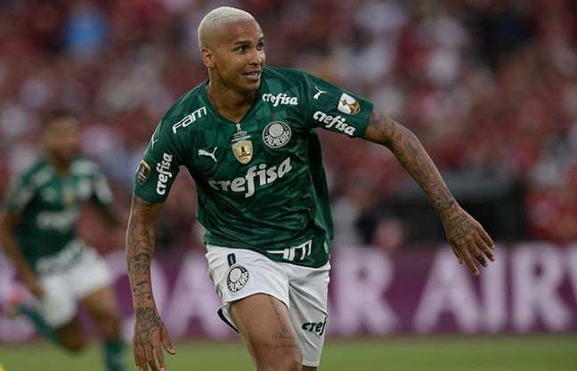 Deyverson marcou o gol do tricampeonato do Palmeiras na Libertadores (Foto: Juan Mabromata / AFP)