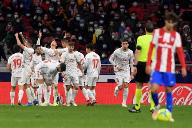 Mallorca virou aos 46 minutos do segundo tempo (Foto: OSCAR DEL POZO / AFP)