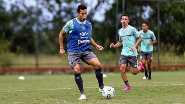 Marlon será desfalque para Marcão no Fluminense contra o Bahia (Foto: Lucas Merçon/Fluminense FC)