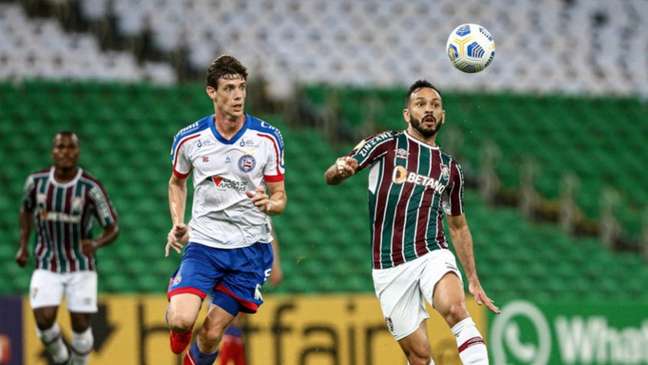 Fluminense venceu o Bahia no primeiro turno, no Maracanã (Foto: LUCAS MERÇON / FLUMINENSE F.C.)