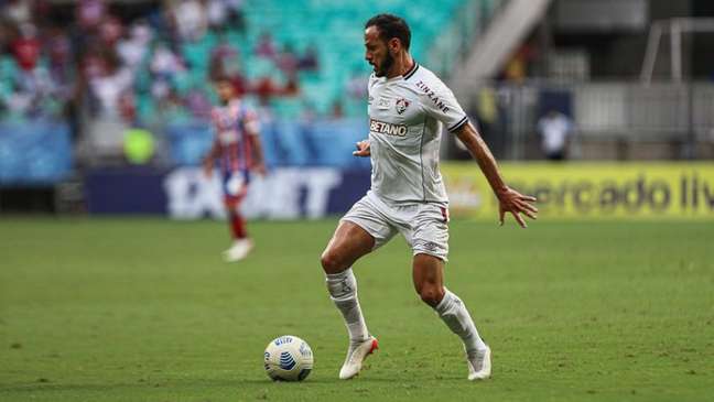 Yago Felipe, durante a partida entre Bahia e Fluminense pelo Brasileirão (Foto: Lucas Merçon/Fluminense FC)