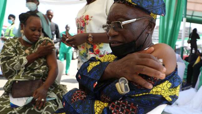 A Nigéria lançou no mês passado uma campanha para encorajar mais pessoas a serem vacinadas