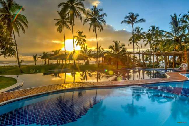 Imagens do resort de luxo Tororomba