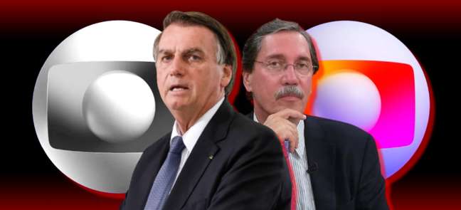 Bolsonaro mira em Merval para atingir a cúpula da Globo