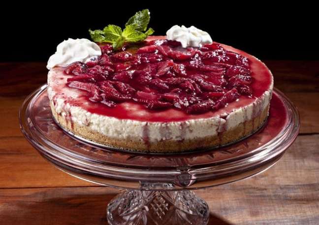 Guia da Cozinha - Cheesecake de frutas vermelhas fácil