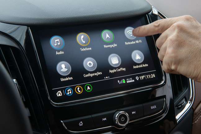 Sistema MyLink com Android Auto e Apple CarPlay