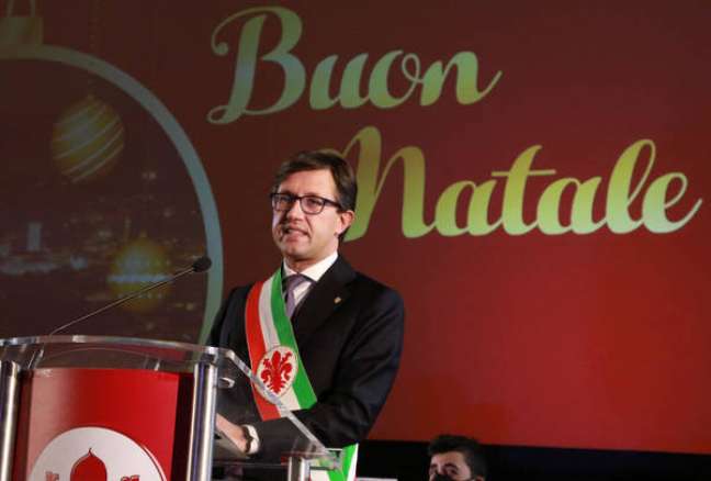 Prefeito de Florença, Dario Nardella, em um discurso