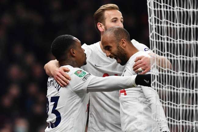Tottenham tenta conquistar seu quinto título na história da Copa da Liga Inglesa (Foto: BEN STANSALL / AFP) Tottenham tenta conquistar seu quinto título na história da Copa da Liga Inglesa (Foto: BEN STANSALL / AFP)