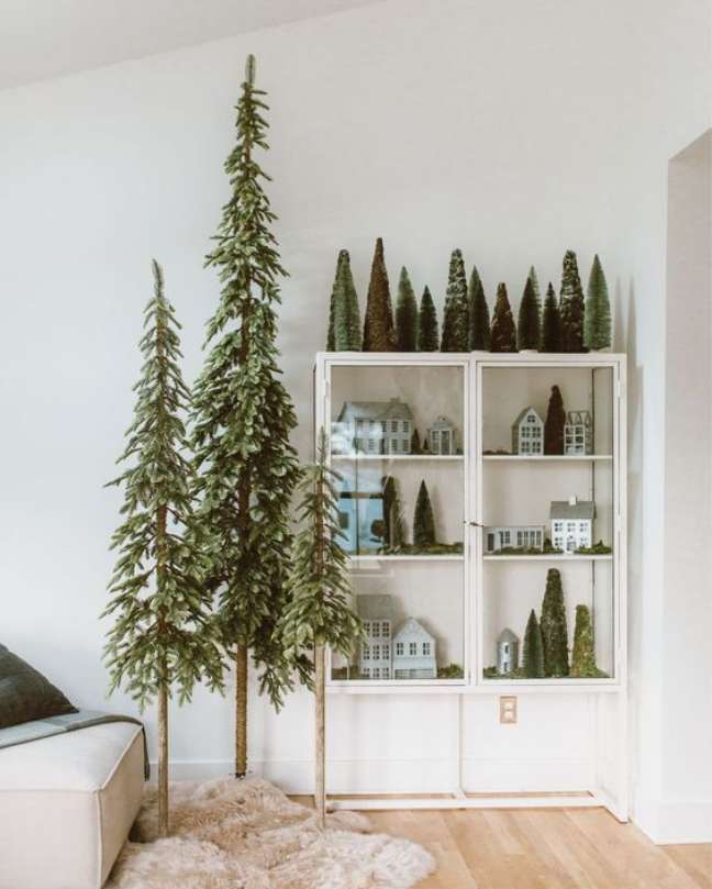 1. Decoração para final de ano: décor mais minimalista. Fonte: Décoration Inspiration DIY