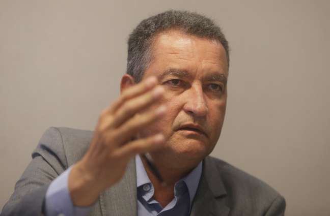 Rui Costa, governador da Bahia pelo PT durante entrevista Nilton Fukuda/Estadão Conteúdo