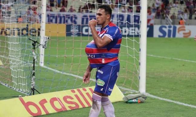 Fortaleza contou com os gols de Robson ao longo de 2021 (Divulgação/Fortaleza) Fortaleza contou com os gols de Robson ao longo de 2021 (Divulgação/Fortaleza)