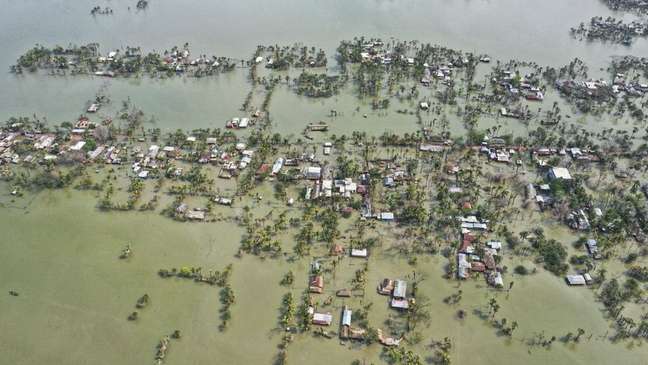 Ciclone Yaas devastou Índia e Bangladesh em maio