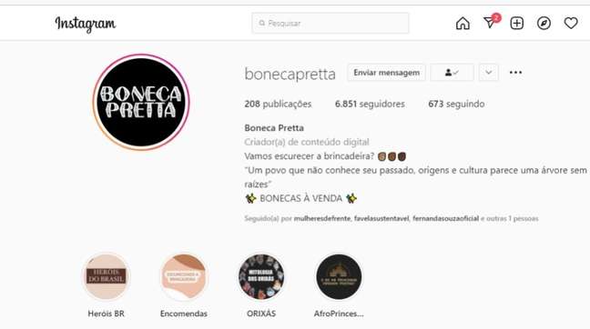 Instagram @bonecapretta