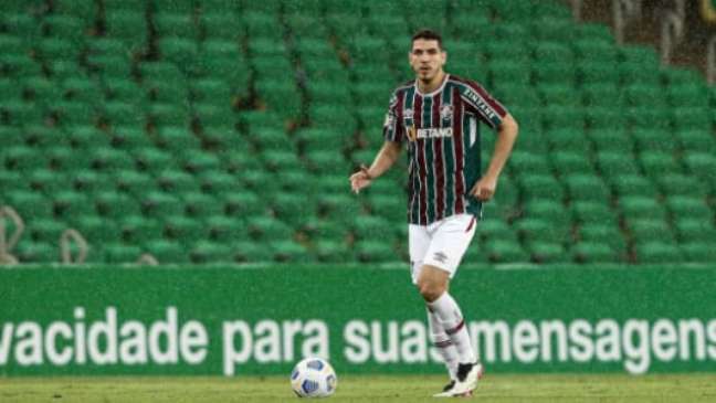 Nino fica no Fluminense (Foto: Lucas Merçon/FFC) Nino fica no Fluminense (Foto: Lucas Merçon/FFC)