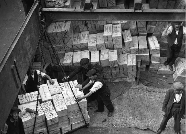 Estivadores em Londres, 1930