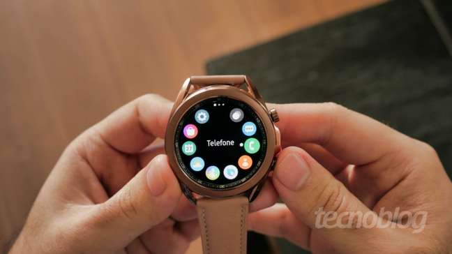 Samsung Galaxy Watch 3 possui resistência à água (5 ATM) (
