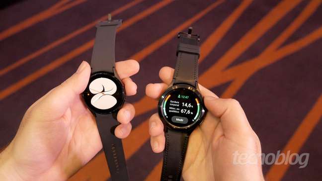 Samsung Galaxy Watch 4 e Watch 4 Classic foram lançados em meados de 2021 