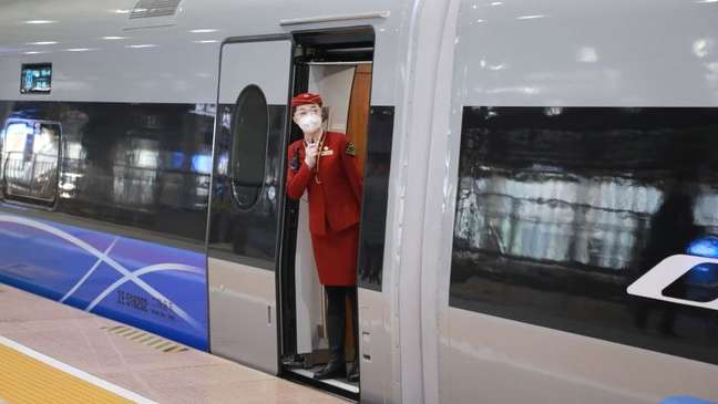 Trens de alta velocidade funcionarão dentro de um sistema de transporte fechado para a Olimpíada
